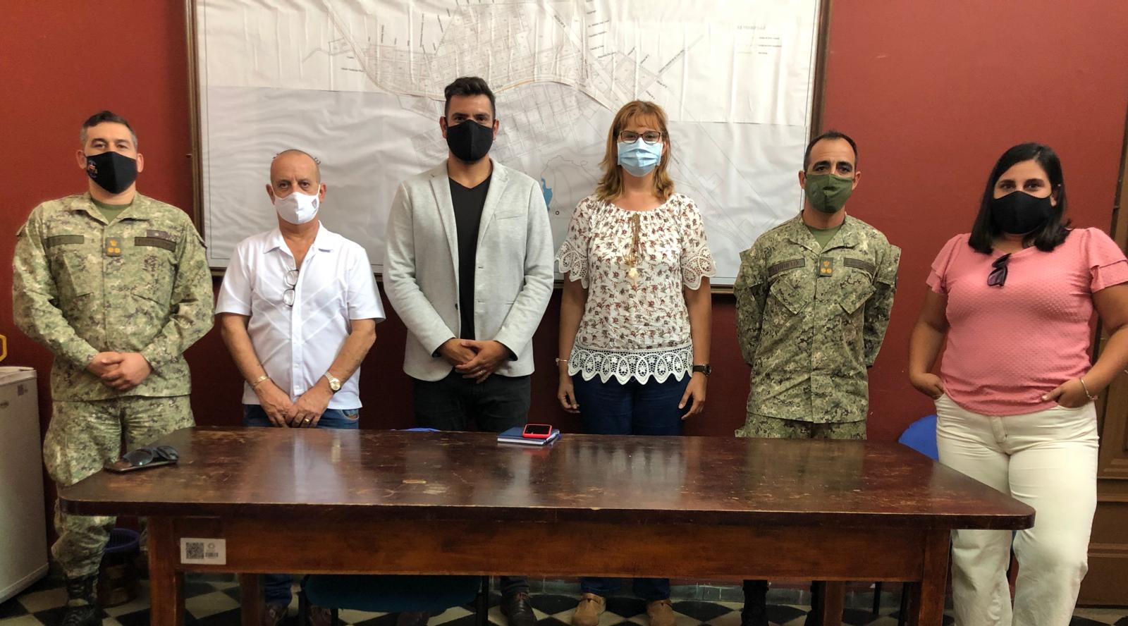 Reunión de coordinación en Sarandí Grande