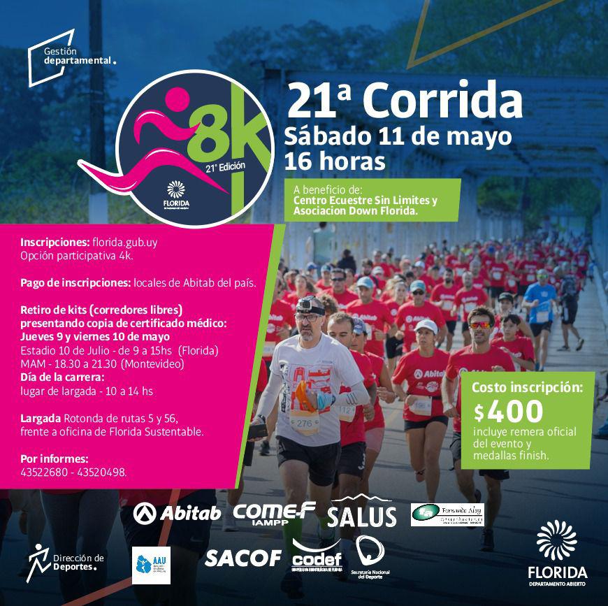 Se abre inscripciones para la 8K