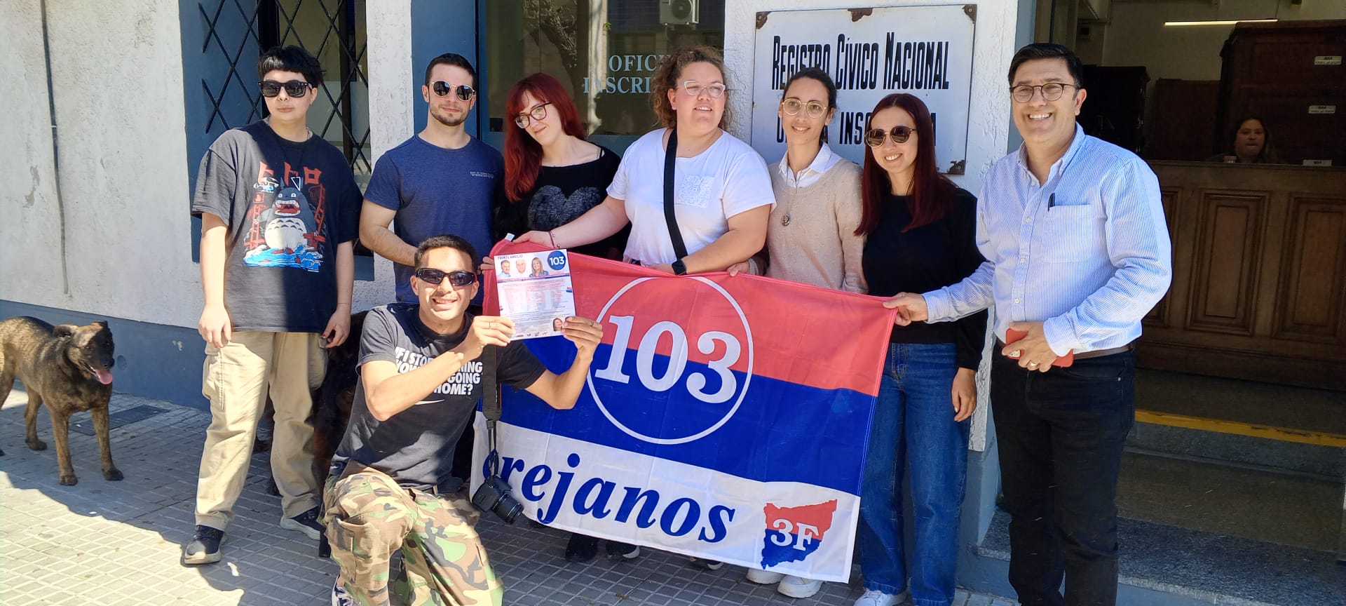 3F presentó su lista en la Corte Electoral