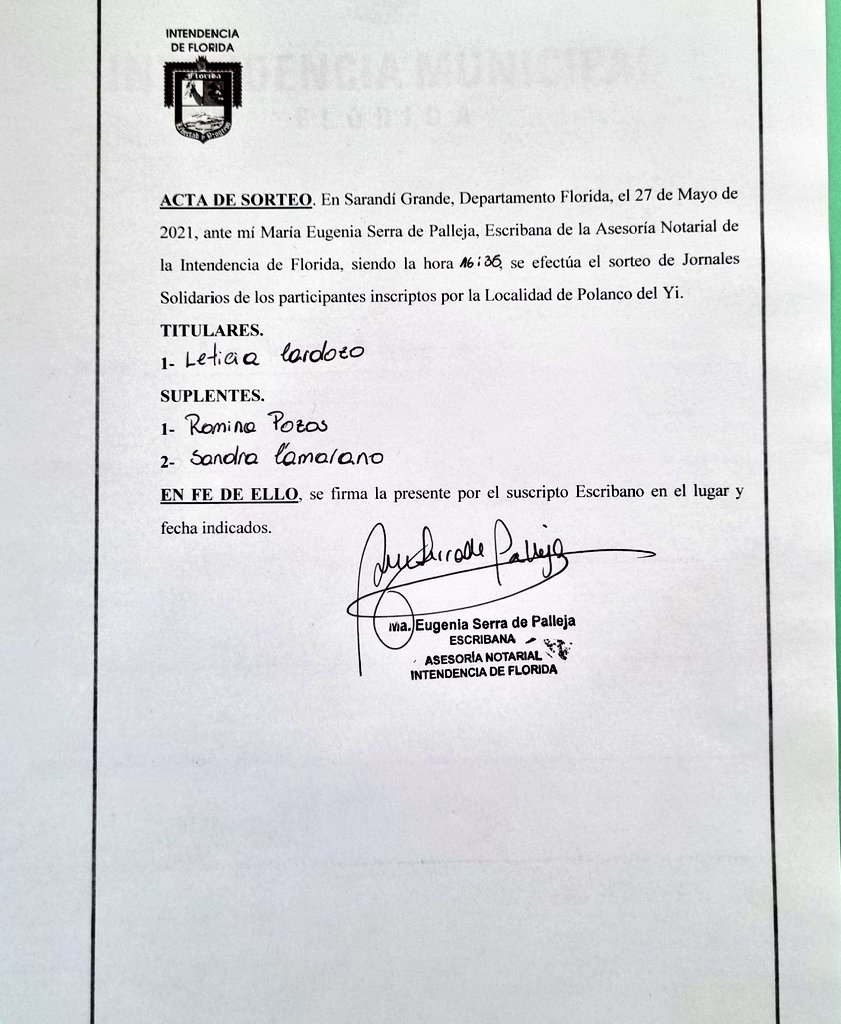 Favorecidos en Pintado La Cruz Maciel y Polanco del Yí. 4