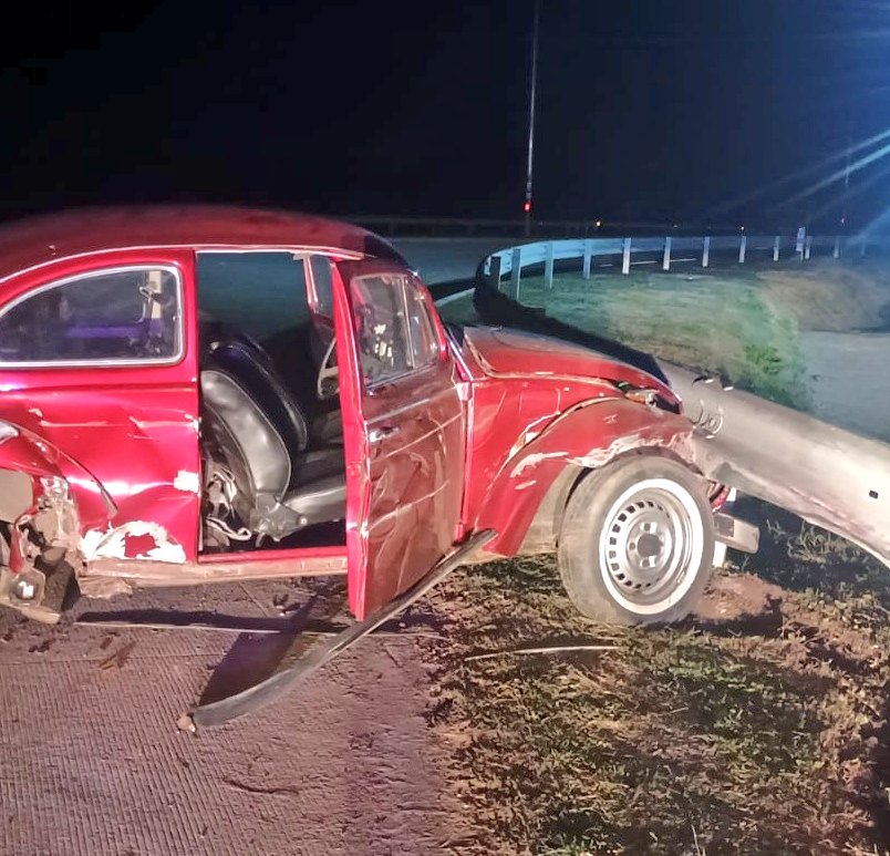 Accidente en la rotonda de Mendoza Chico deja un politraumatizado grave1
