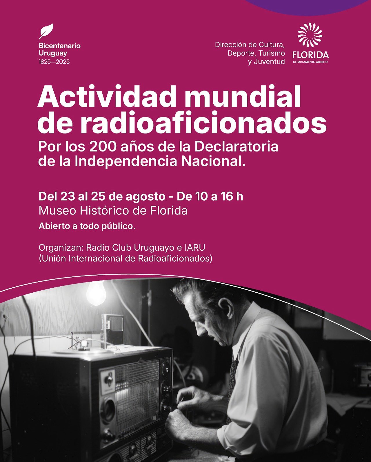 Actividad de radioaficionados en el MHD