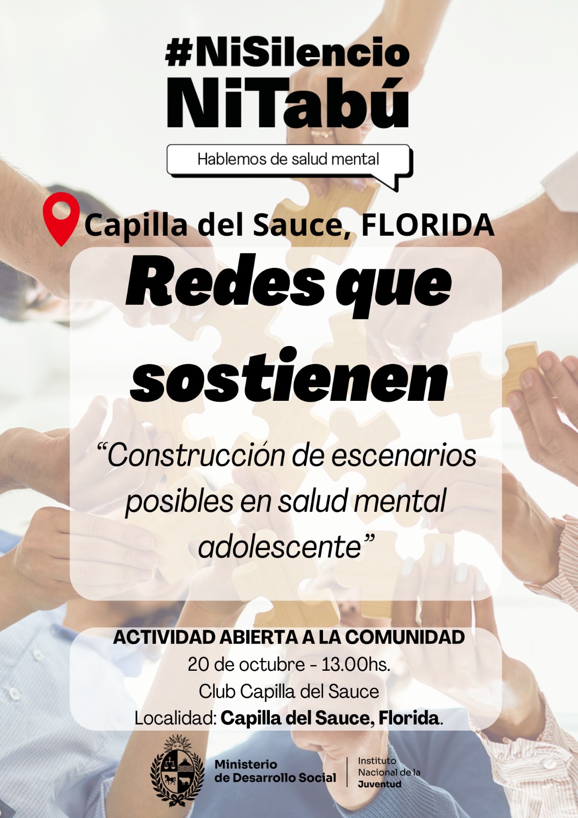 Actividad en Capilla del Sauce Redes que sostienen