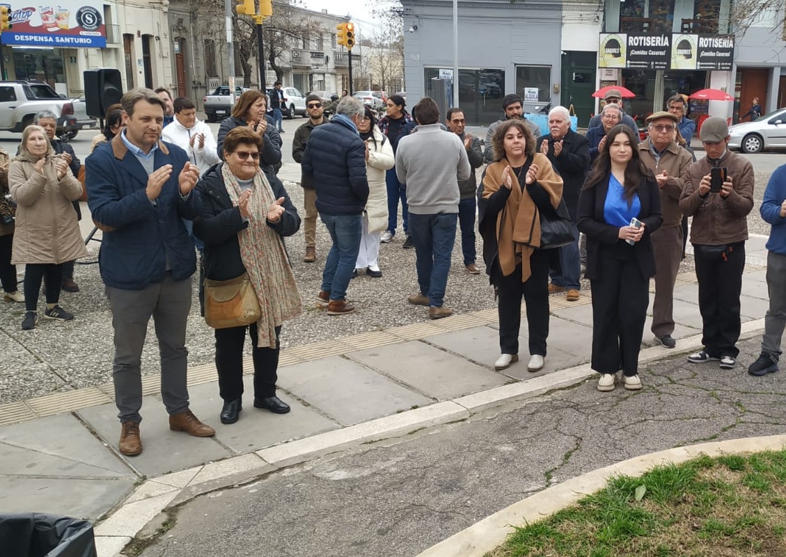 Acto en Plaza Artigas en homenaje a Jacinto Párraga 2024 2