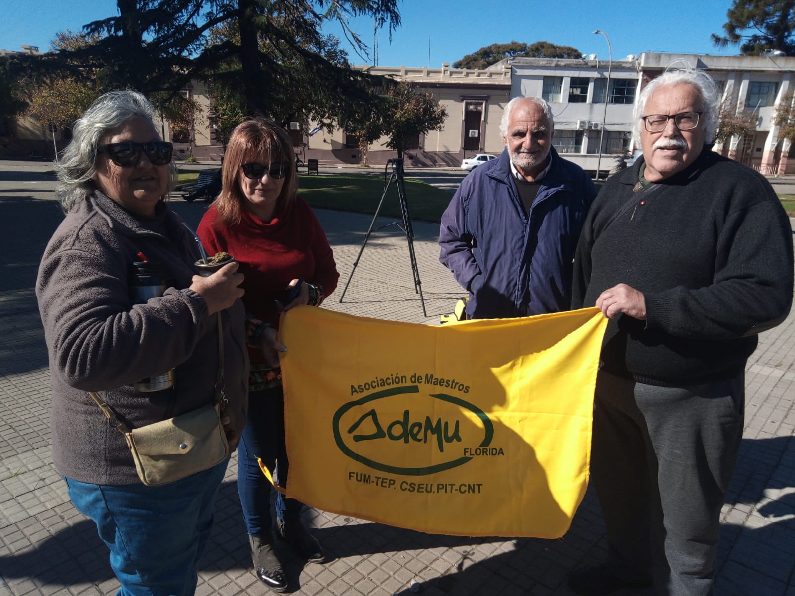 Acto por el Dia de los Trabajadores en Plaza Asamblea 2