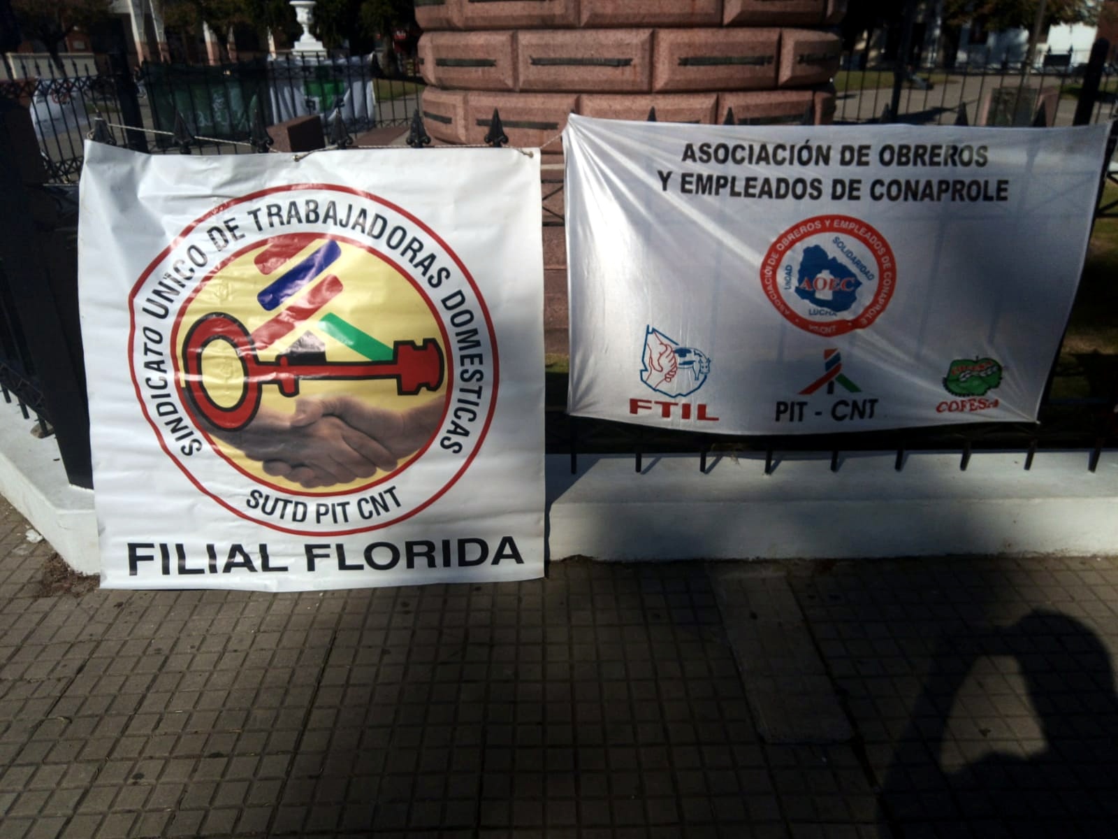 Acto por el Dia de los Trabajadores en Plaza Asamblea 4