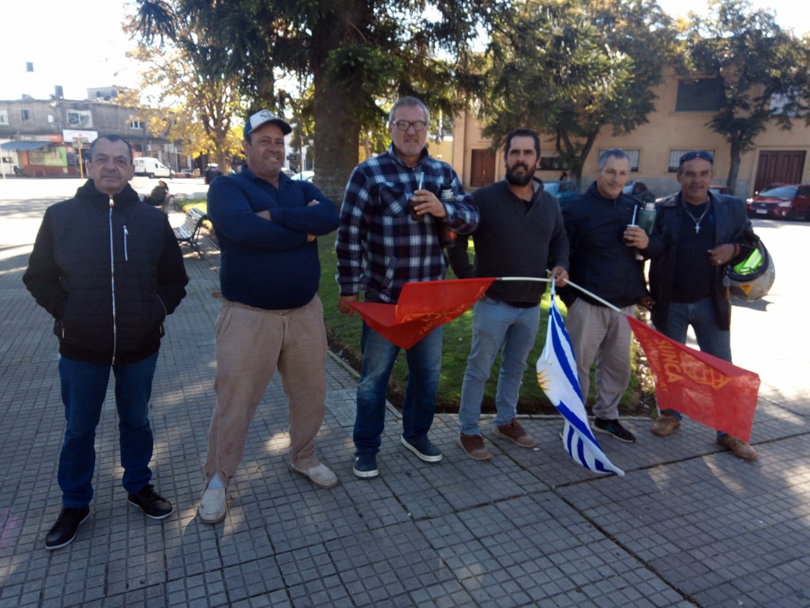 Acto por el Dia de los Trabajadores en Plaza Asamblea 7