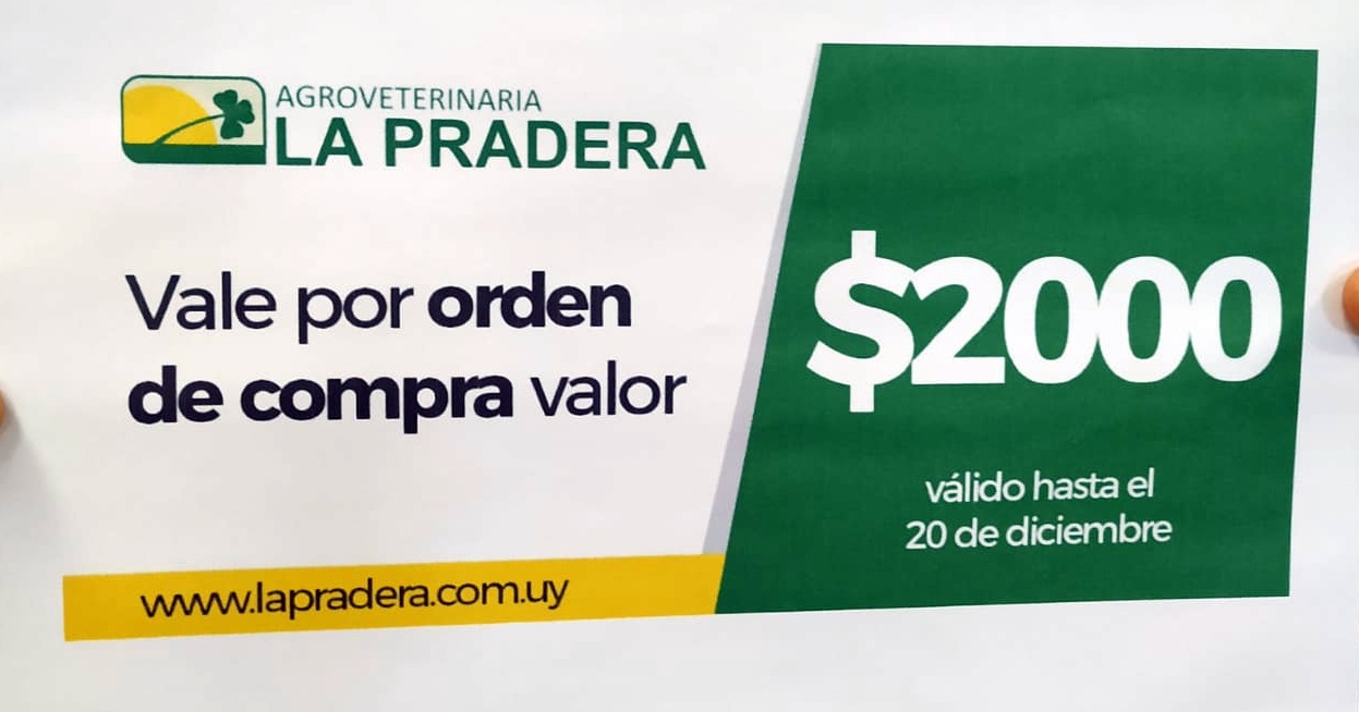 Agroveterinaria La Pradera premió a clientes que participaron de encuesta virtual. 2