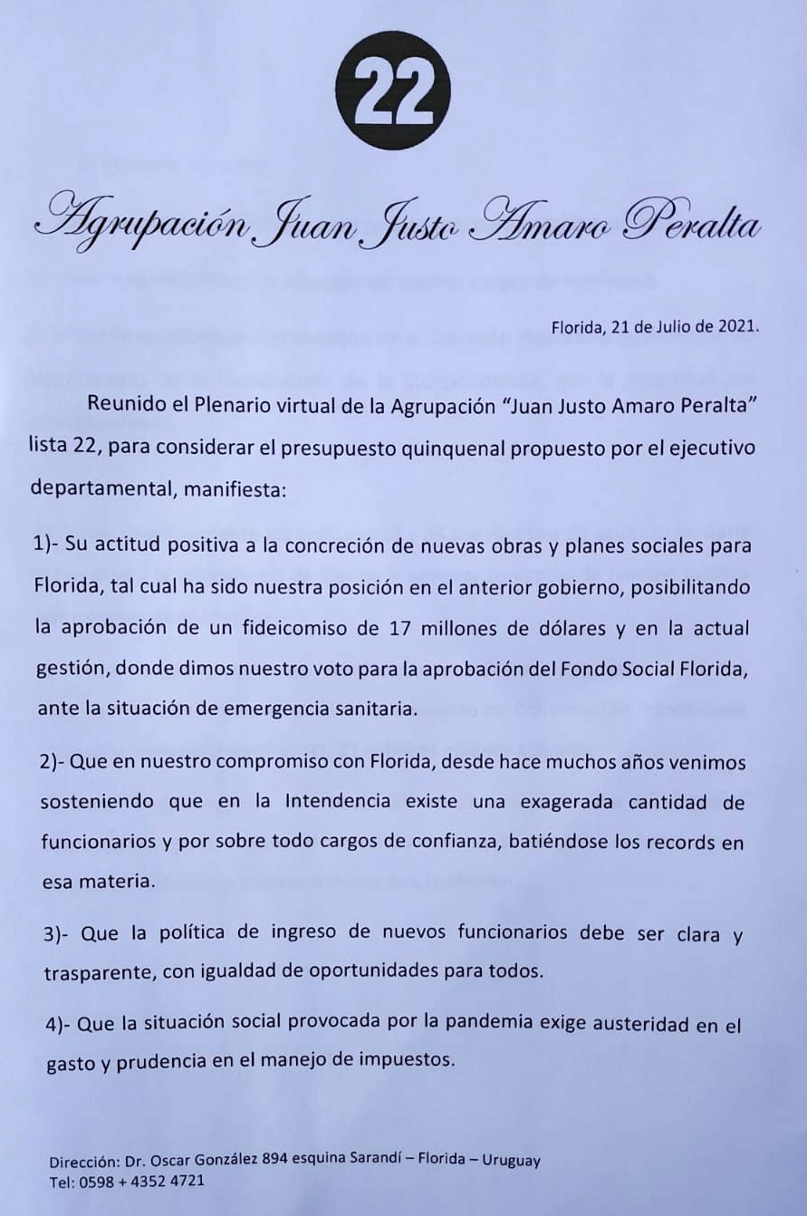 Agrupación Juan Justo Amaro Peralta 2