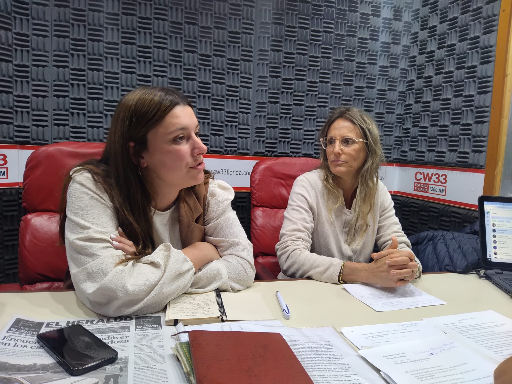 Ana Pastorini y Sol Mayra Caballero