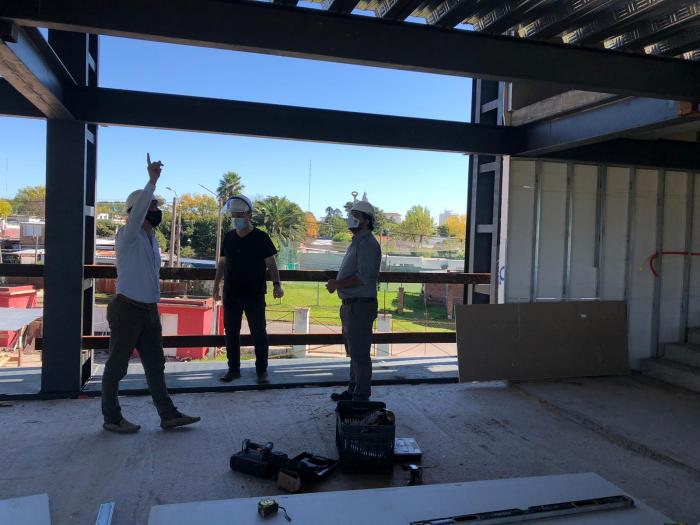 Avanzan las obras de remodelación del estadio Campeones Olímpicos