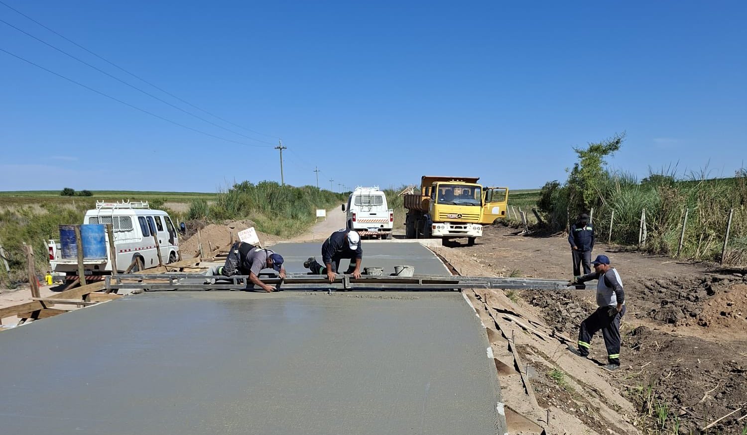 Avanzan las obras en Rincón de Vignoli