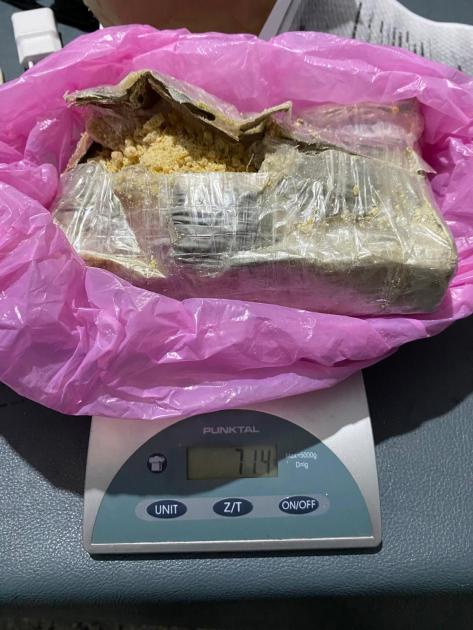 Brigada Departamental Antidrogas incauta droga en operativo realizado en ruta 5