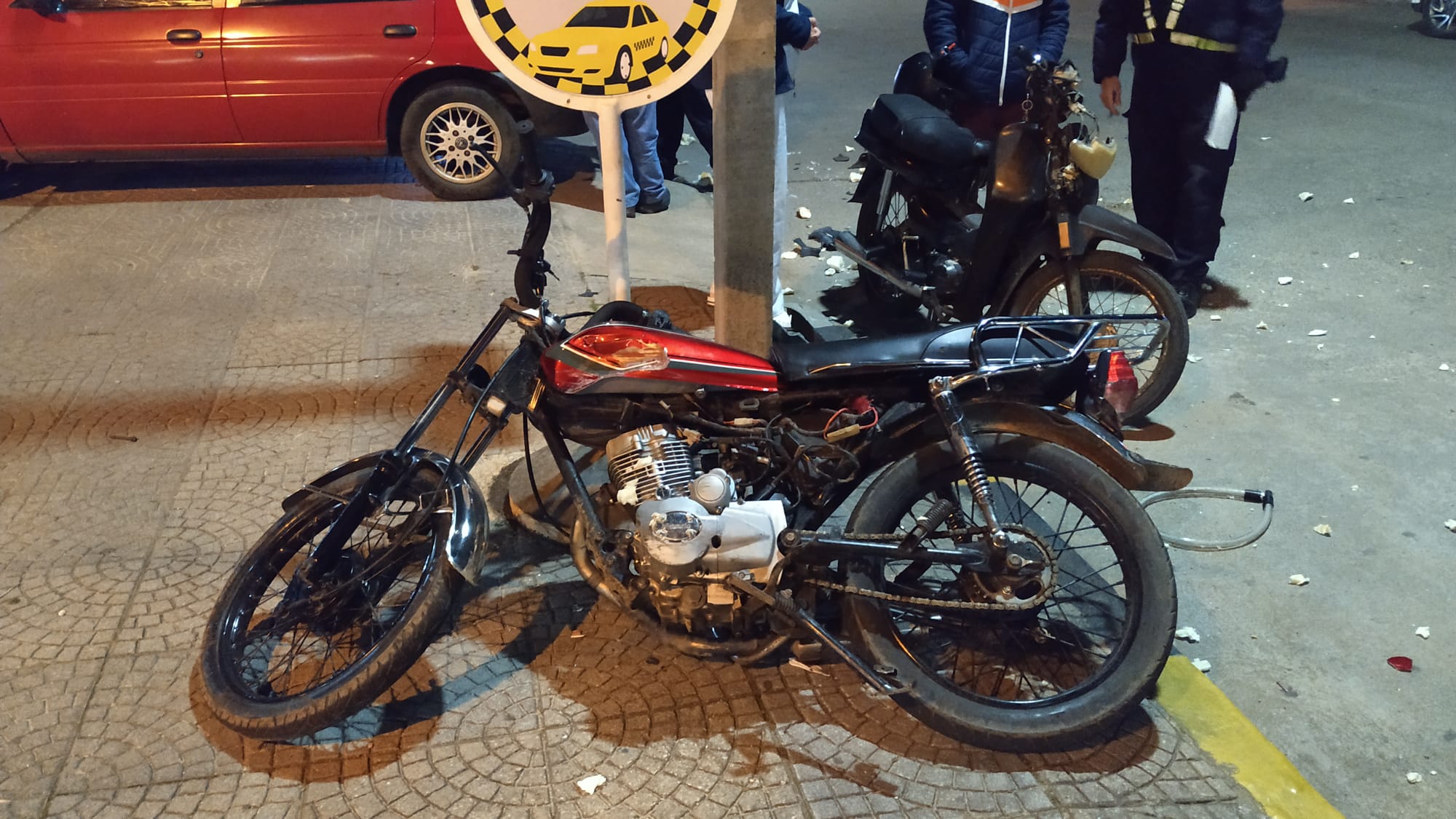 Choque en ingreso al Sanatorio de COMEF con tres vehículos involucrados 3