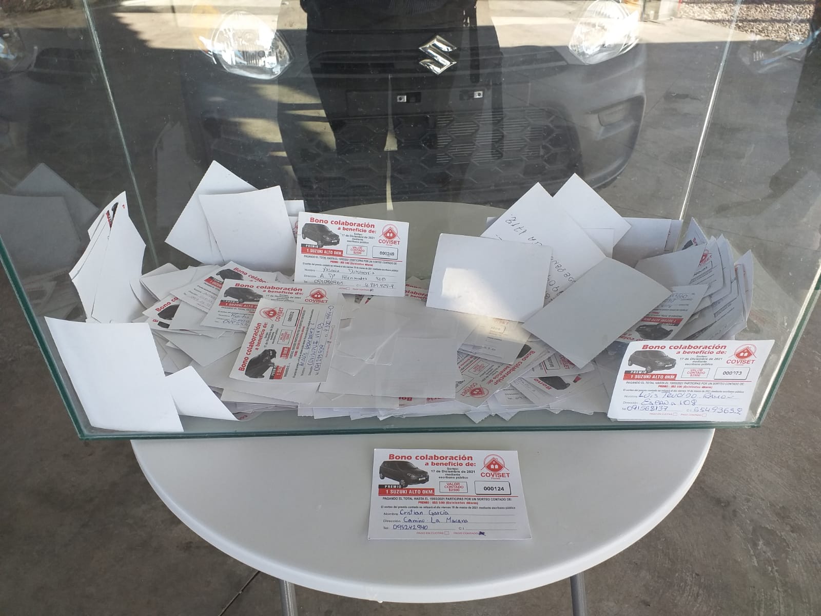 COVISETFLO sorteó el auto 0km 4