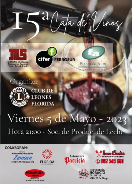 Cata de Vino Solidaria organizada por el Club de Leones
