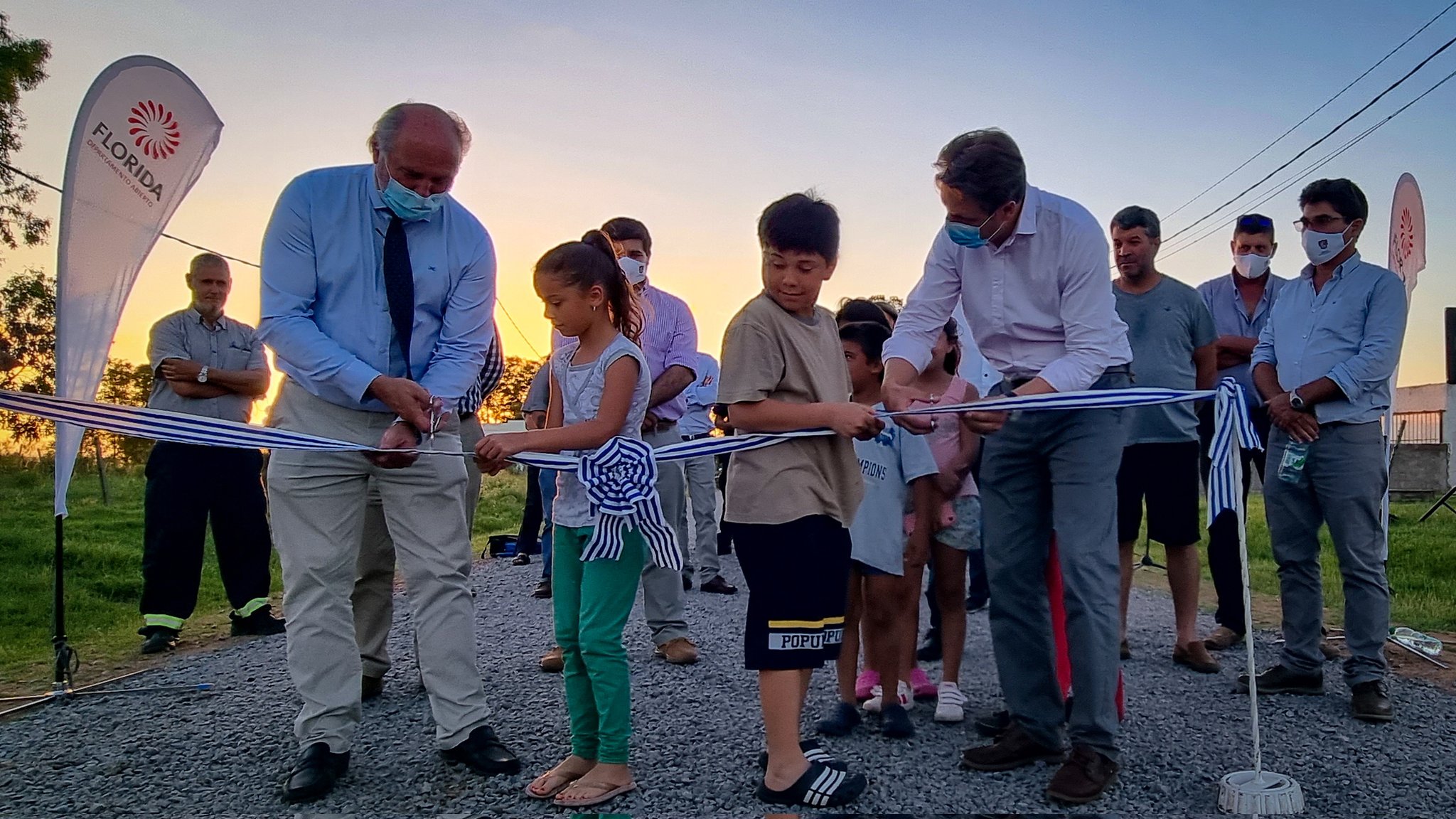 Cerro Chato Se inauguraron obras de bituminizacion 2