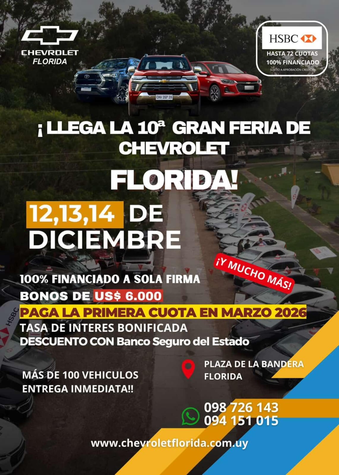 Chevrolet Florida lanza su 10ª Gran Feria con beneficios exclusivos