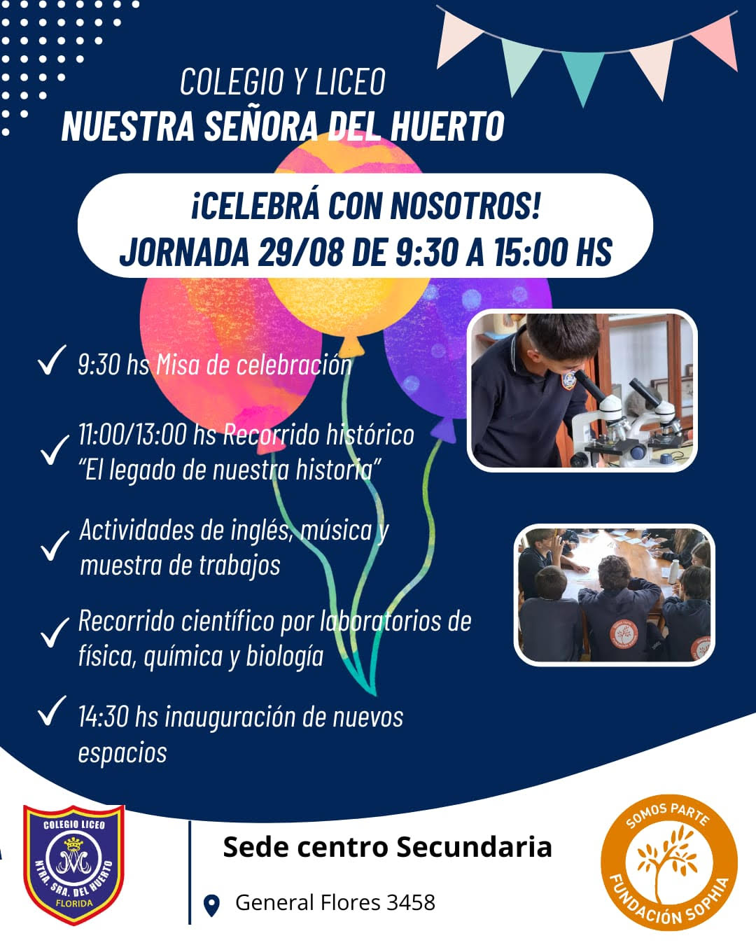 Colegio y Liceo Nuestra Señora del Huerto celebra 147 años