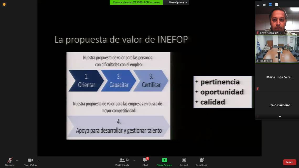 Consejo directivo de INEFOP evaluó el nuevo marco legal de los comités departamentales