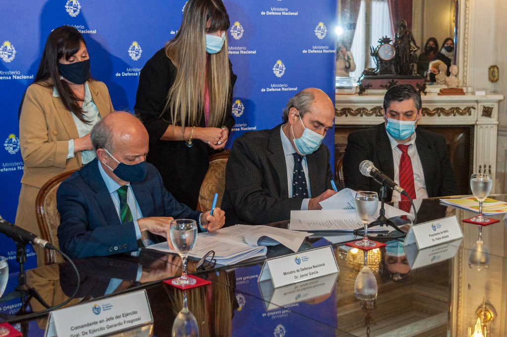Convenio INAU Ministerio de Defensa Se realizarán cursos de inserción laboral en Floridajpg