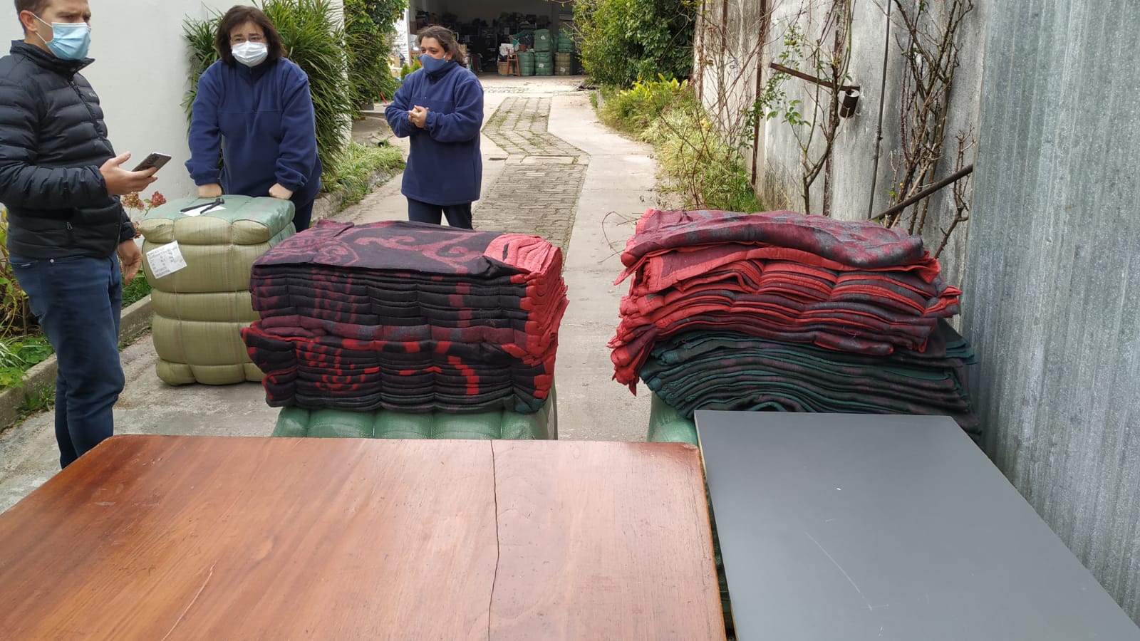Desarrollo Social comenzó a entregar frazadasjpg
