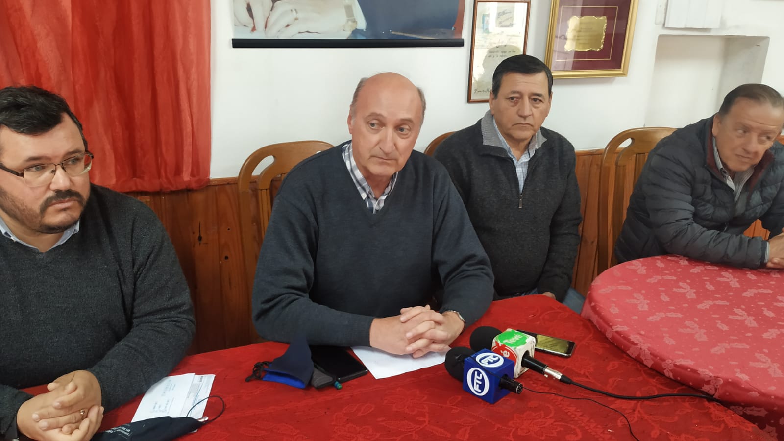 Dirigentes de la Agrupación Juan Justo Amaro Peralta informaron sobre el homenaje a Juan Justa Amarojpg