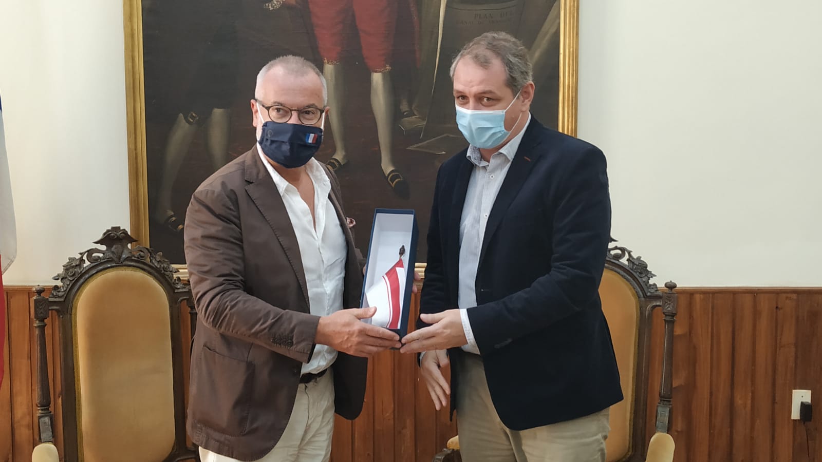 Embajador de Francia Hugues Moret visitó Floridajpg