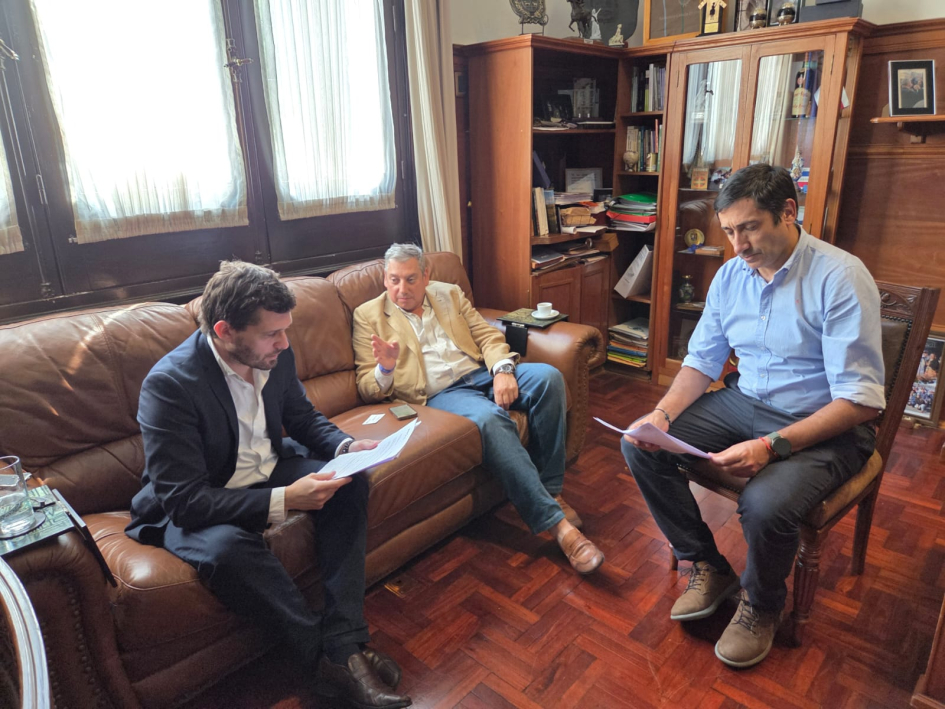 Enciso recibió al director de IMPO Miguel Lorenzoni