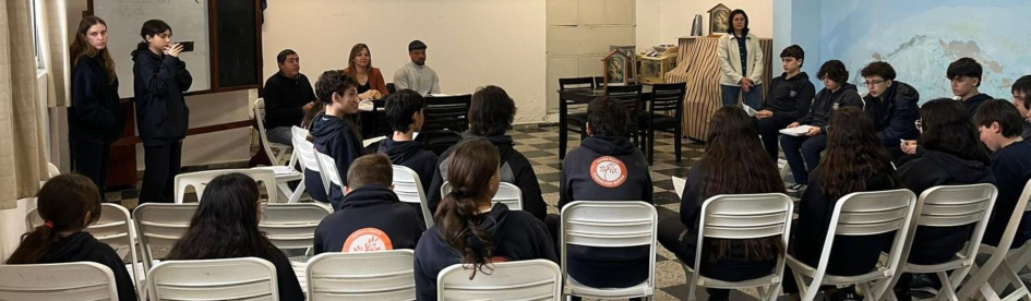 Estudiantes trabajan sobre la temática Unidos contra el ruido