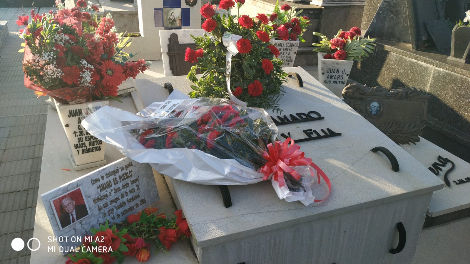 Familiares y amigos de Juan Justo Amaro le brindaron homenaje 7