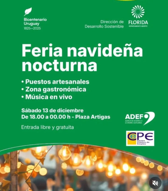Feria Nocturna Navideña 2025