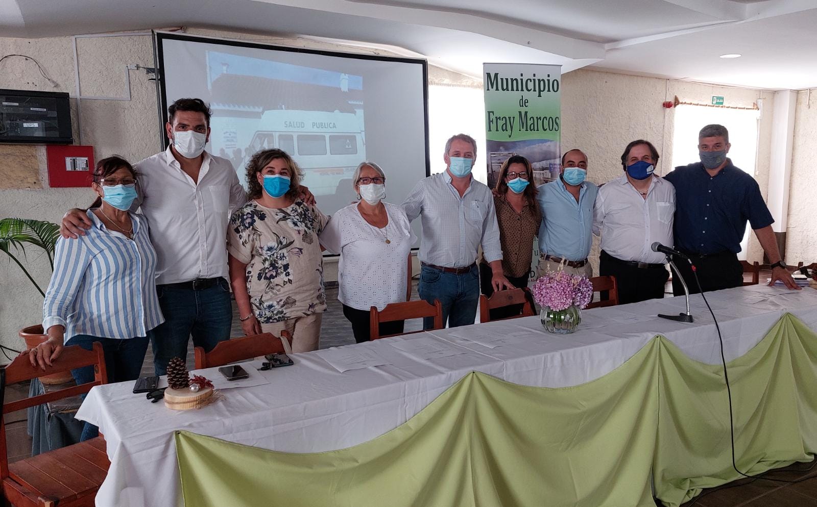 Fray Marcos fue sede de la última sesión del año de la Mesa Ejecutiva del Plenario de Municipios