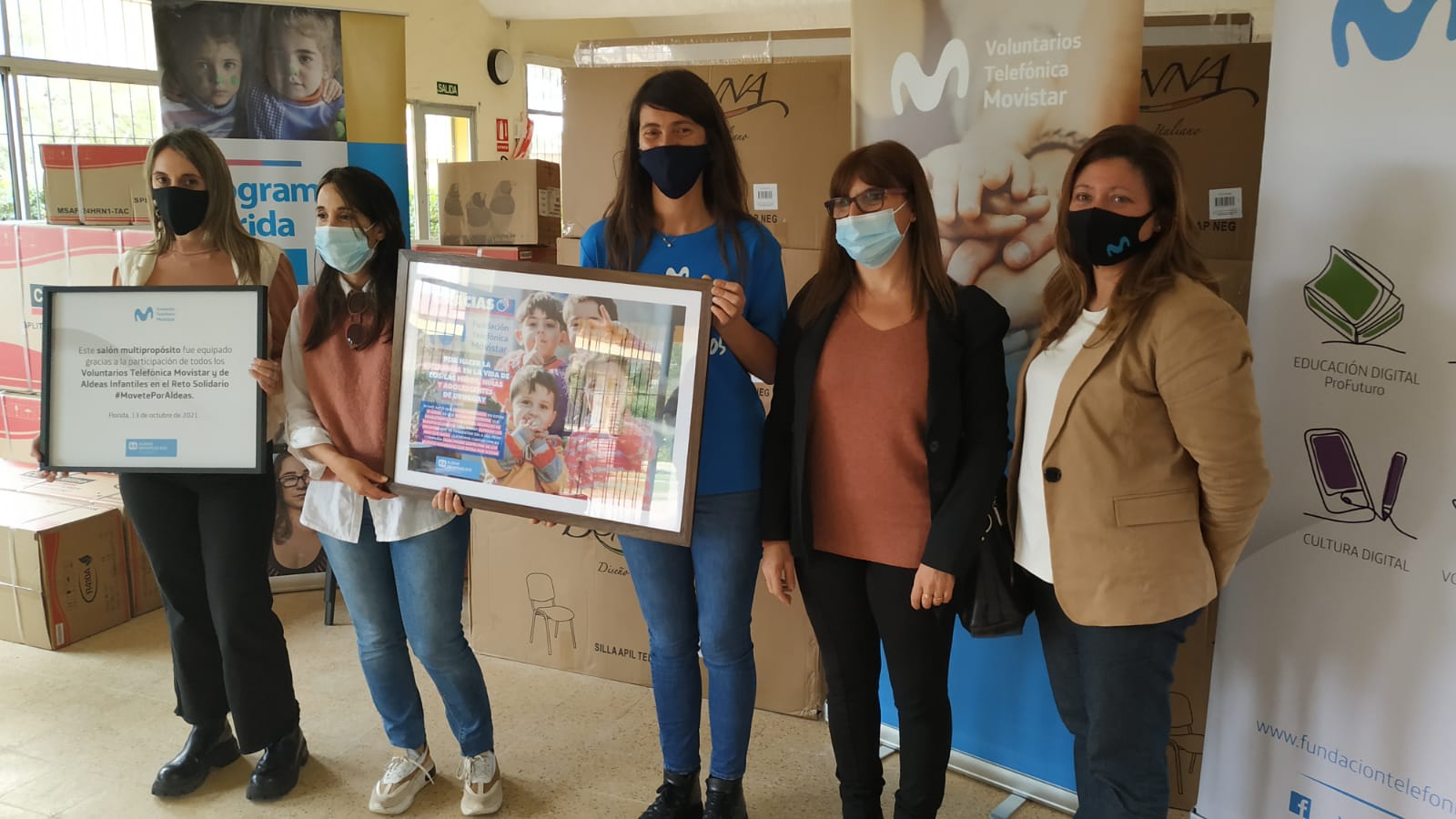 Fundación Telefónica Movistar realizó donación a Aldeas Infantiles de Florida