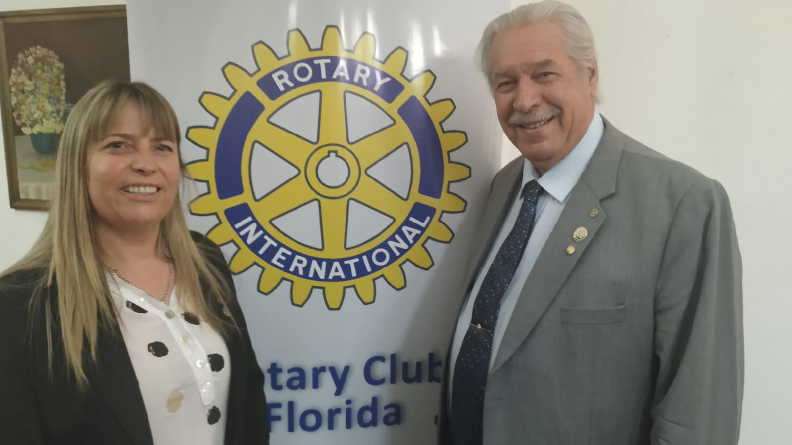 Gobernador del Distrito 4975 del Rotary visitó Florida 2