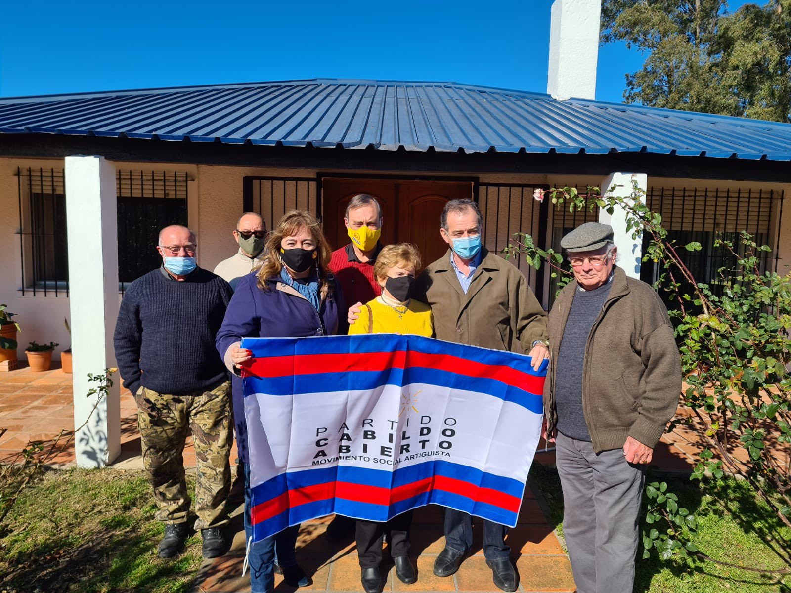 Guido Manini Ríos participó de actividad en Cerro Chato