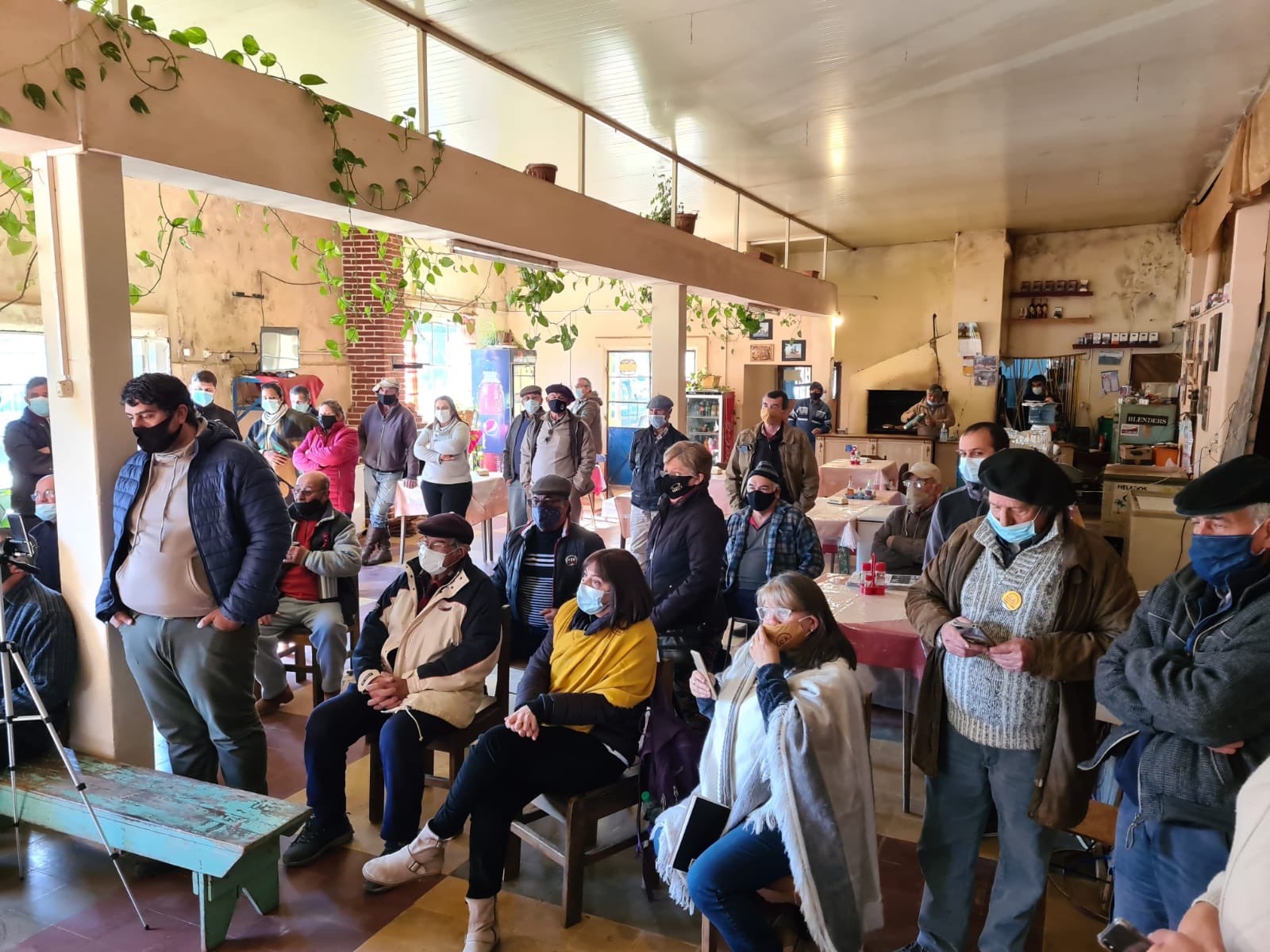 Guido Manini Ríos participó de actividad en Cerro Chato 2