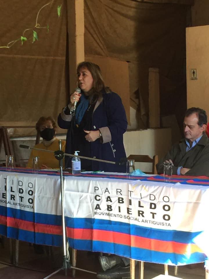 Guido Manini Ríos participó de actividad en Cerro Chato 3