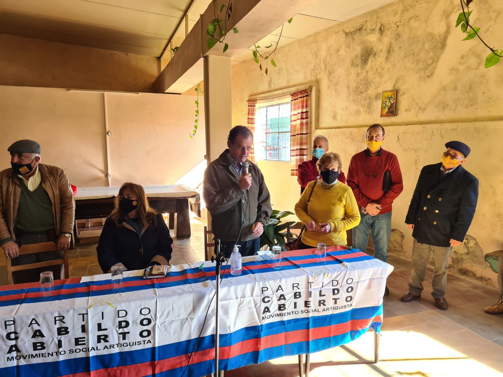 Guido Manini Ríos participó de actividad en Cerro Chato 4
