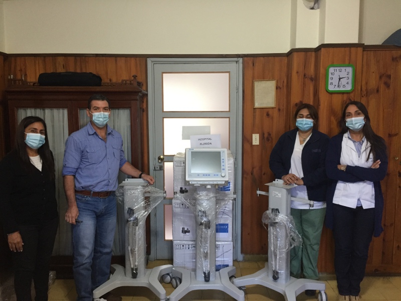 Hospital Florida recibió nuevo equipamiento para el CTI 2
