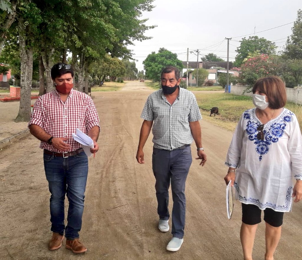 IDF Director de obras recorrió localidades del sur 2