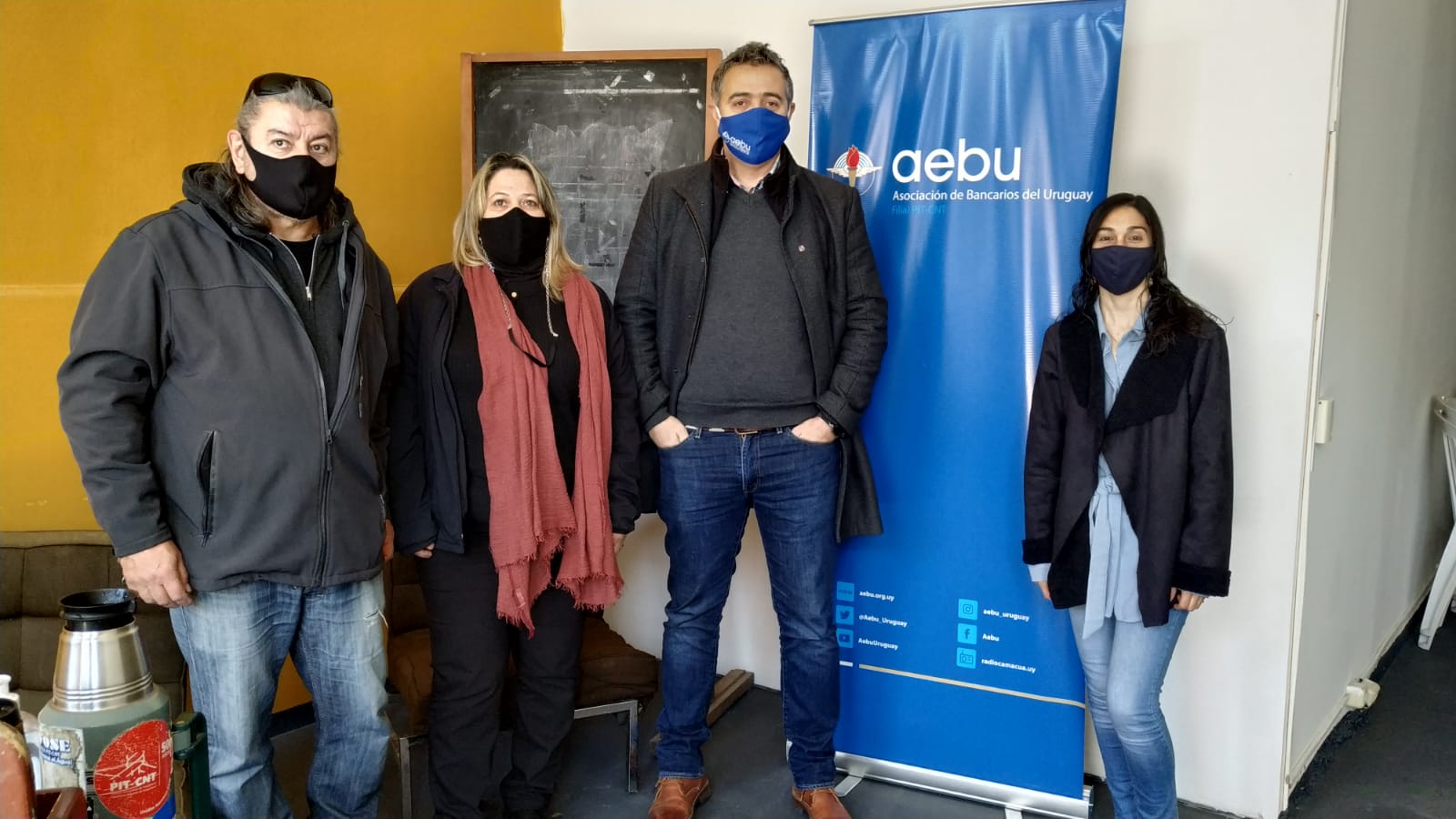 Integrantes de la Asociación de Bancarios del Uruguay