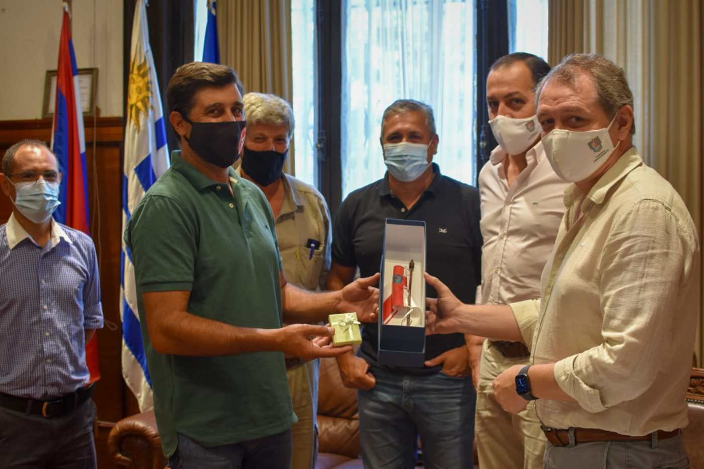 Integrantes de la SPLF en la IDF