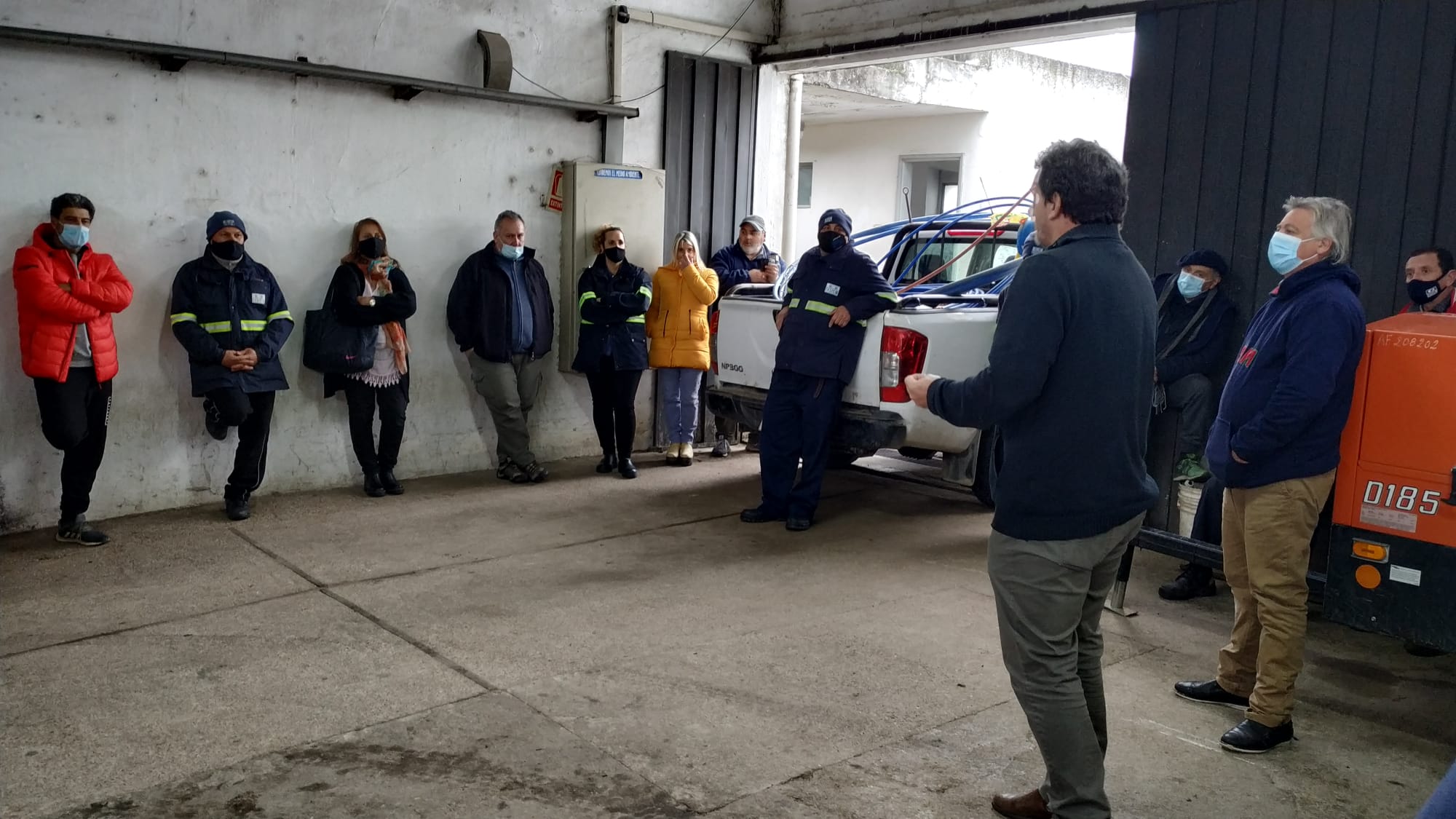 Integrantes del Secretariado Ejecutivo de FFOSE se reunieron con trabajadores de Florida 3