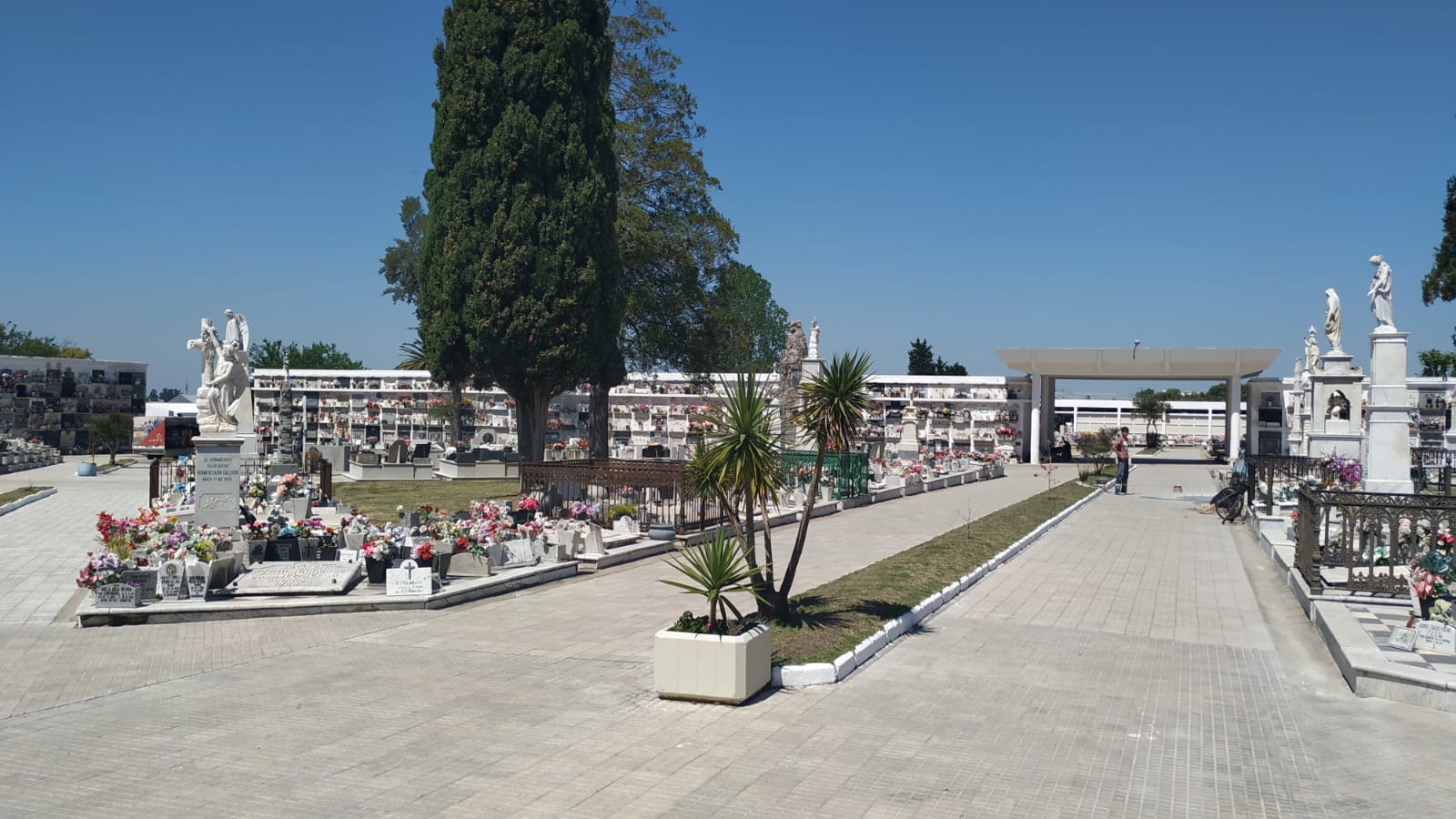 Intendencia realiza trabajos en el Cementerio local 3