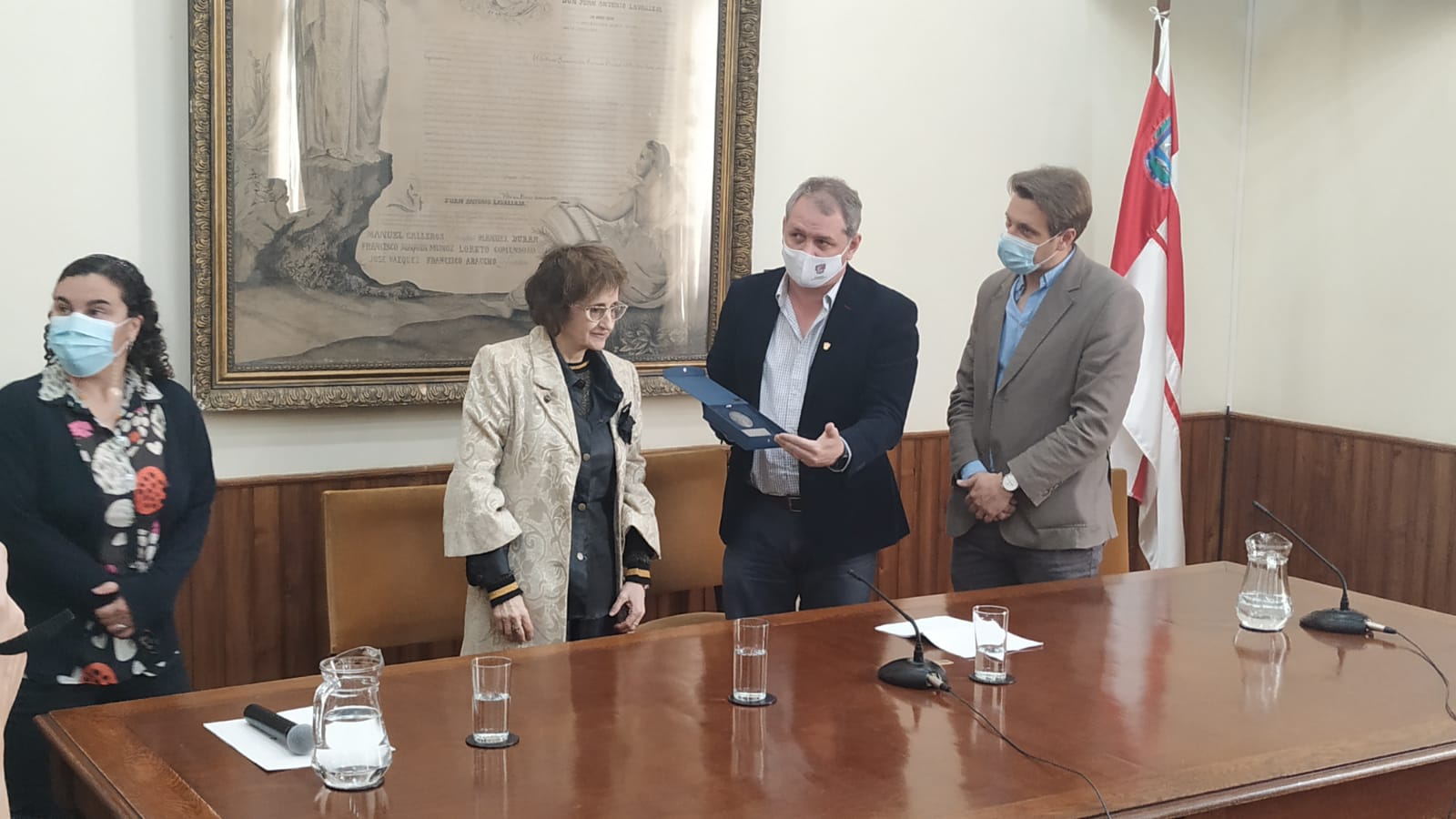 Intendencia reconoció como Ciudadana Ilustre de Florida a María Brescia Dodera. 2