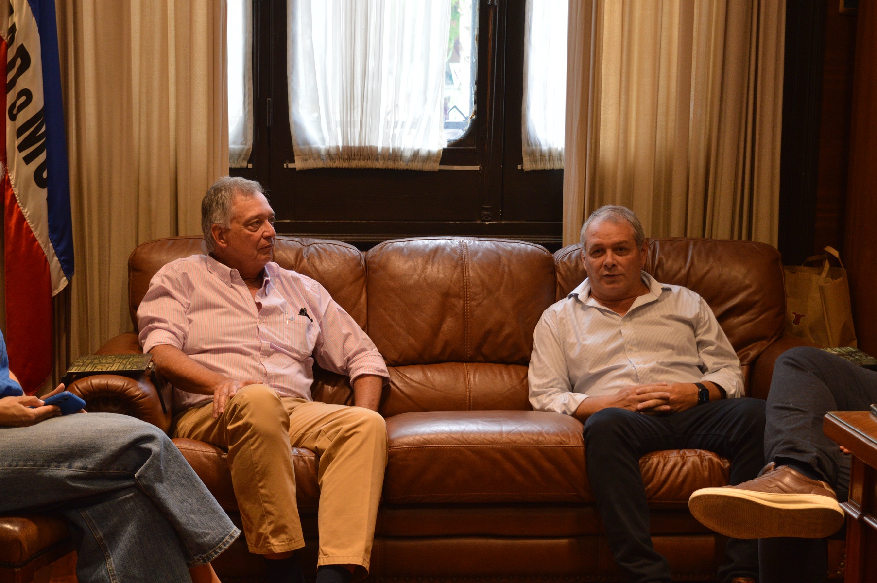 Intendente Guillermo López recibió al ministro del MGAP Fernando Mattos 2