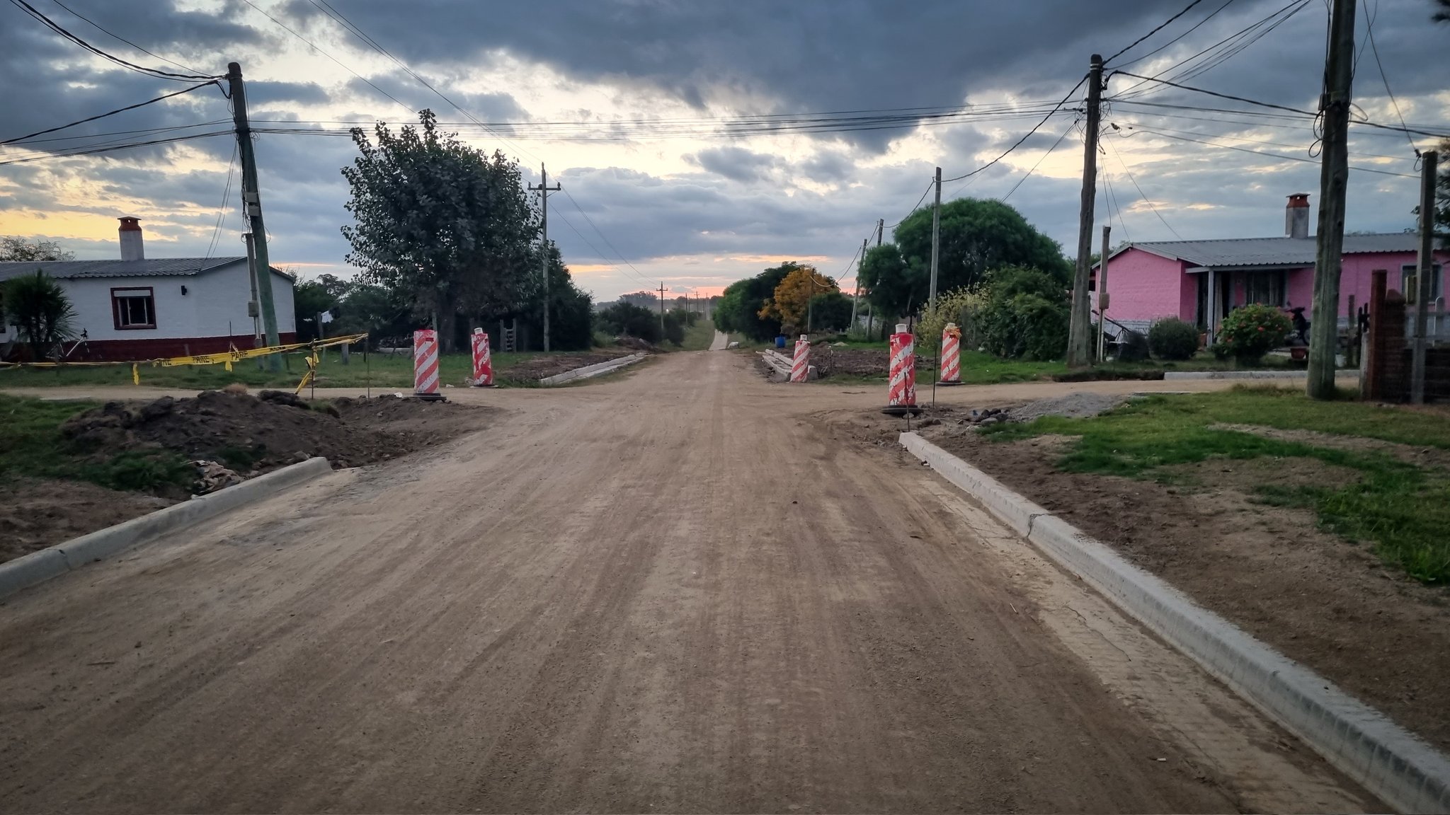 Intendente López recorrido obras del interior del departamento