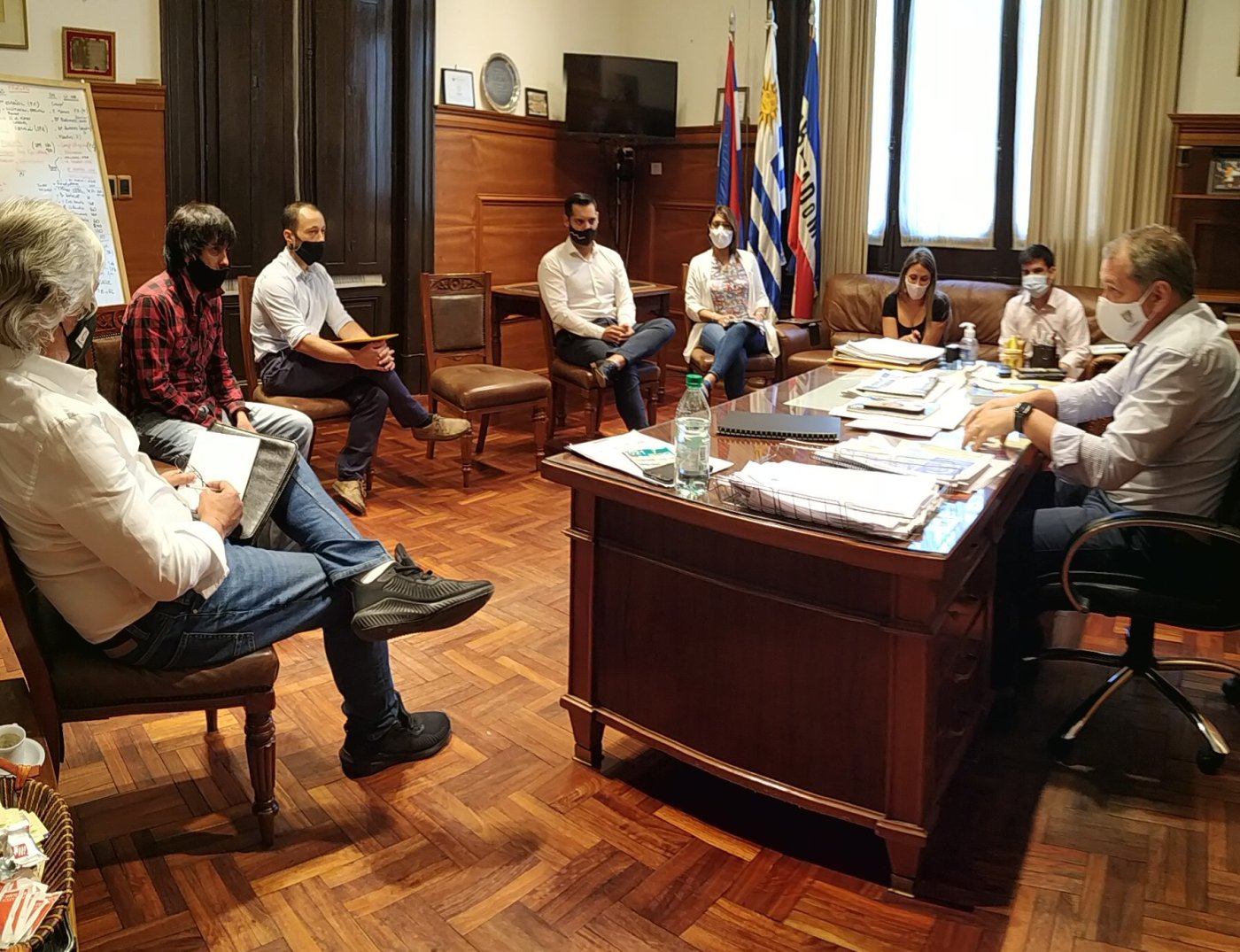 Intendente López se reunió con RECREAR