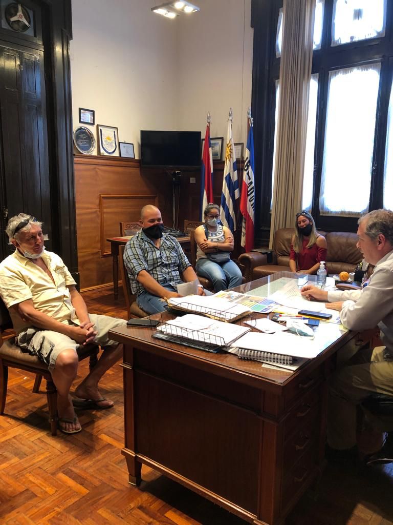 Intendente López se reunió con comisiones del interior